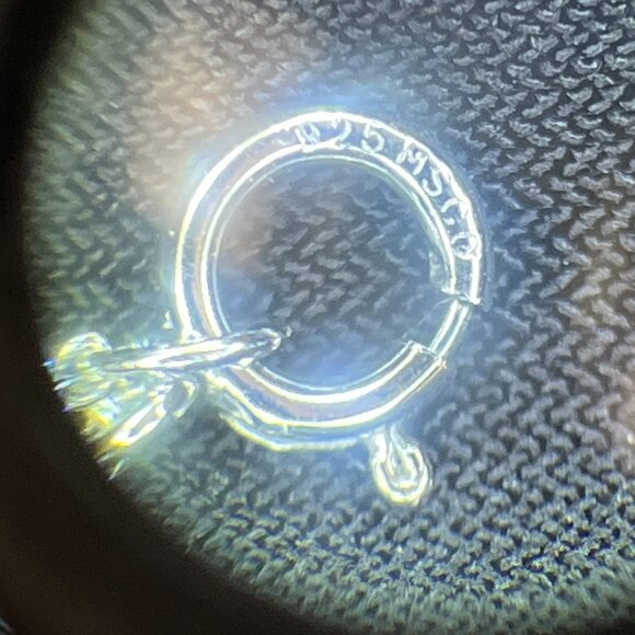 Sterling Silver & Diamond Bar Necklace — Dainty Minimalist 18” MSCO 925 - Picture 8 of 13